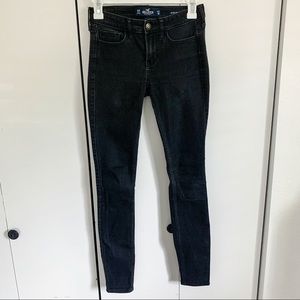 Hollister black skinny jeans